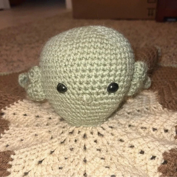 Crochet Baby Yoda Security Blanket ❤️ - Picture 4 of 6